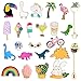 Produktbild Defrsk Emaille Pins Set, 24 Stück niedliche Brosche Pins Cartoon Tierabzeichen Button Pins Schmuckset für Kleidung Hut Rucksäcke Geschenk