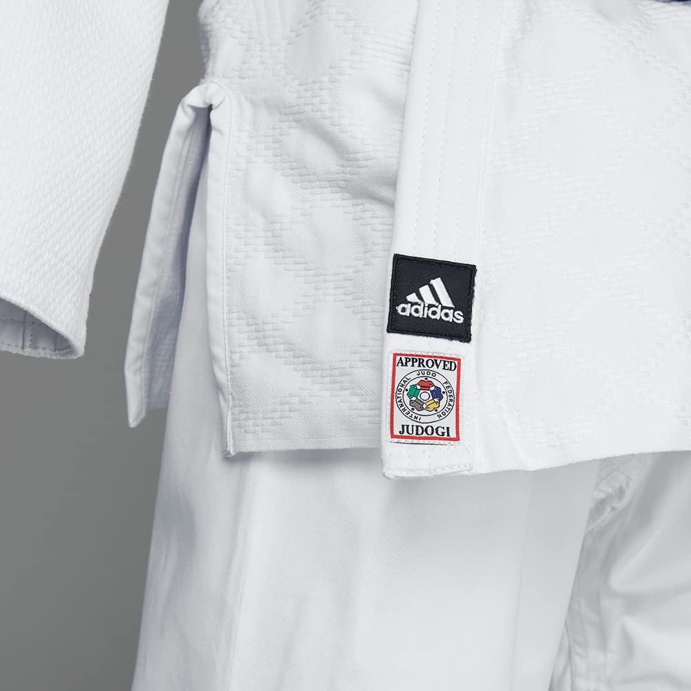 adidas Slim Fit II IJF Judo Gi Weiss