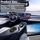 Hafiuege 12V/24V 100W Car Laptop Charger USB C Compatible with HP Lenovo Thinkpad MacBook Samsung Dell Asus Acer Huawei Xiaomi and All Type C Devices - Image 3