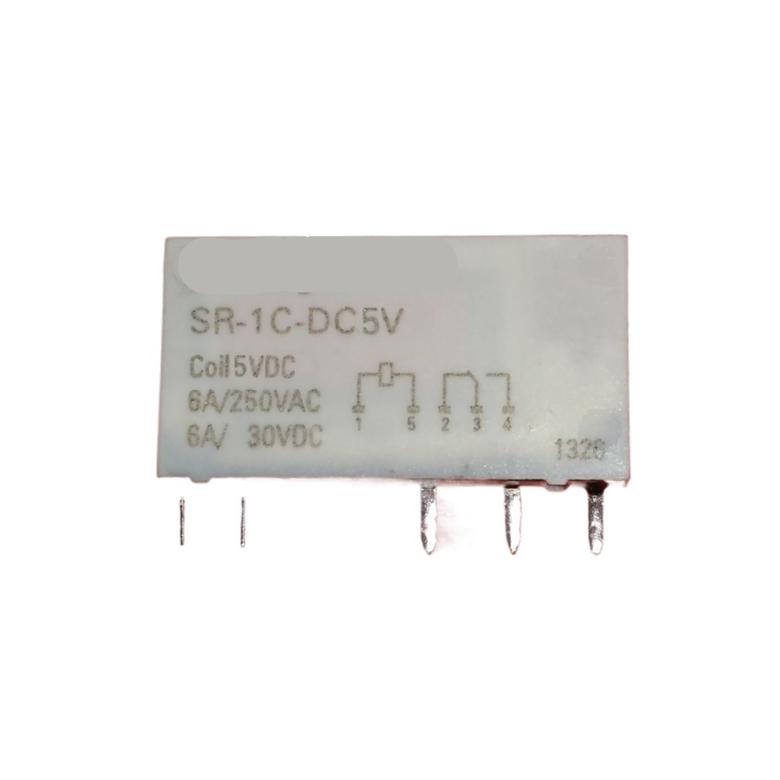 Relais de puissance SR-1C-DC12V à 5 broches pour circuits imprimés