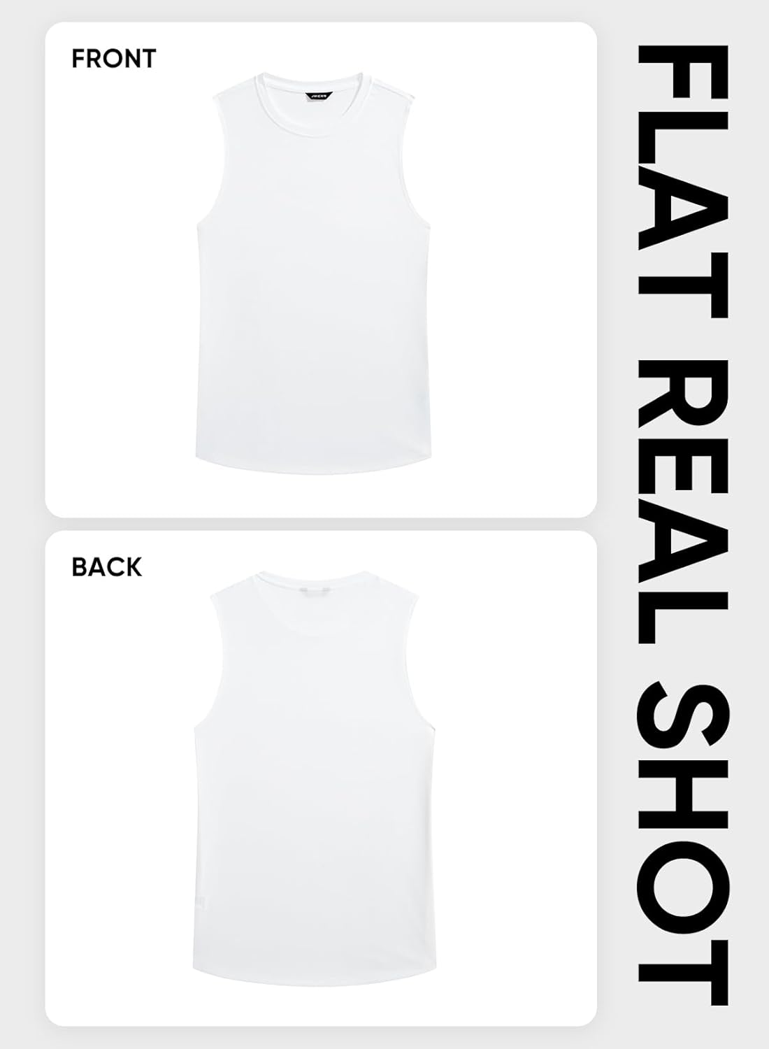 JMIERR Sleeveless Tank Tops Workout Muscle Gym Ribbed Shirt Athletic Bodybuilding T Shirts - Image 7