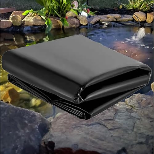 Revêtement de bassin renforcé 3x7m 5x6m 7x8m 8x10m 10x12m Revêtement de bassin extérieur Film d'étanchéité Membrane anti-humidité pour étangs à...