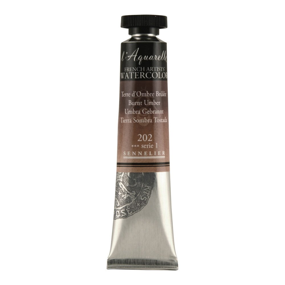 Sennelier Watercolour 21Ml Tube S1 - Burnt Umber (202)