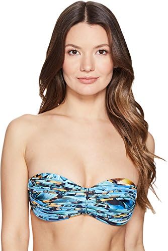 Agua De Coco by Liana Thomaz Womens Bandeau Bikini Top