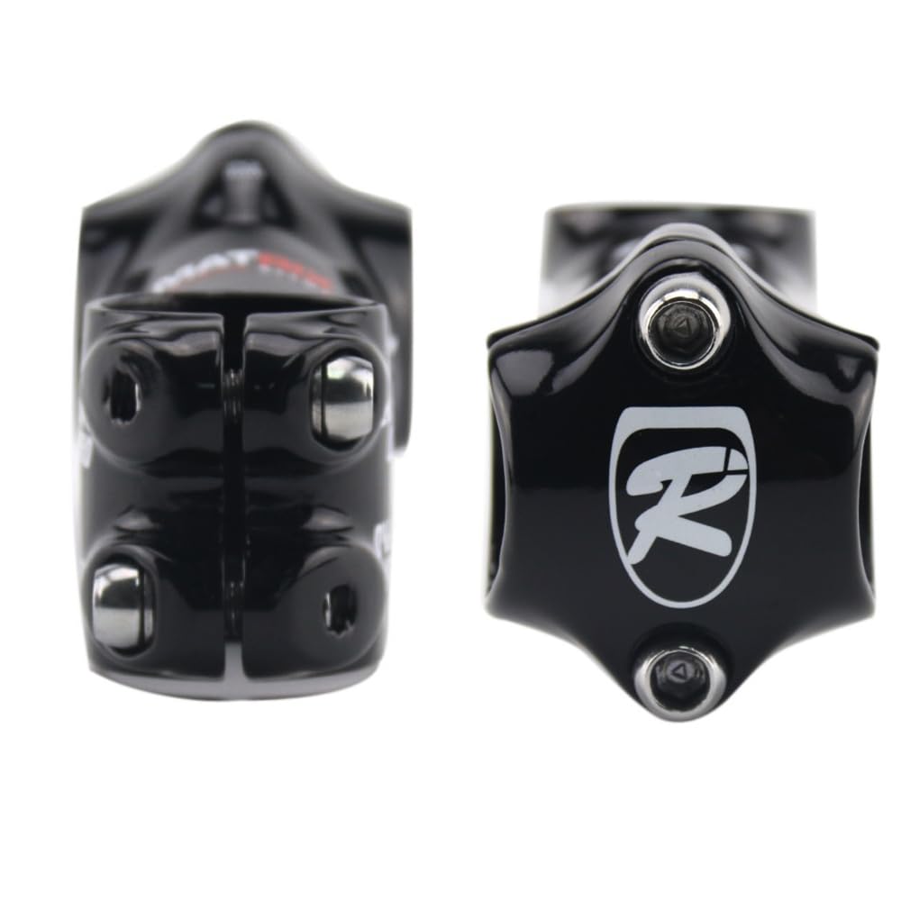 RXL SL PRO Lega di Alluminio Rivestito in Fibra di Carbonio della Bicicletta della Strada/MTB Gambi Manubrio Parti di Biciclette 25.4 * 50/60/70/80mm Nero 3K Lucido (25.4 * 80mm)