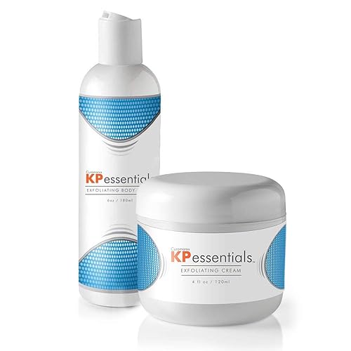 Miniatura 1 de KP Essentials  Crema exfoliante Keratosis Pilaris  Burbujas rojas en muslos y brazos para una piel clara y segura