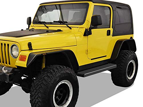 Estribos laterales APS para Jeep Wrangler 1987-2006 miniatura 2