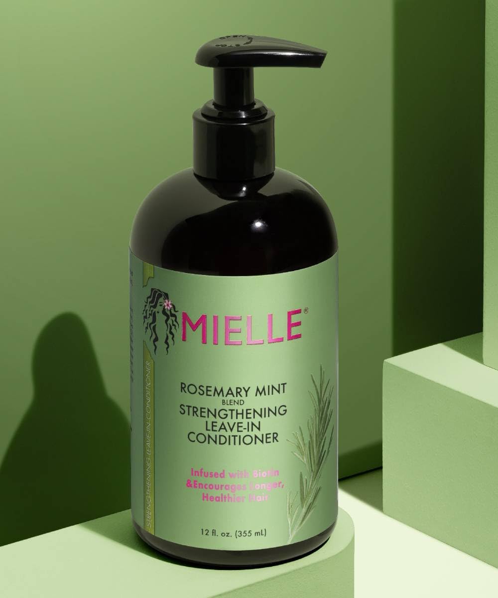 Mielle Rosemary Mint Leave-In Conditioner 355ml / 12oz, White, 355 ml (Pack of 1) - Image 2
