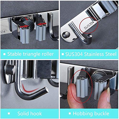 Portascope e Portaspazzole da Muro Adesivo - Porta...