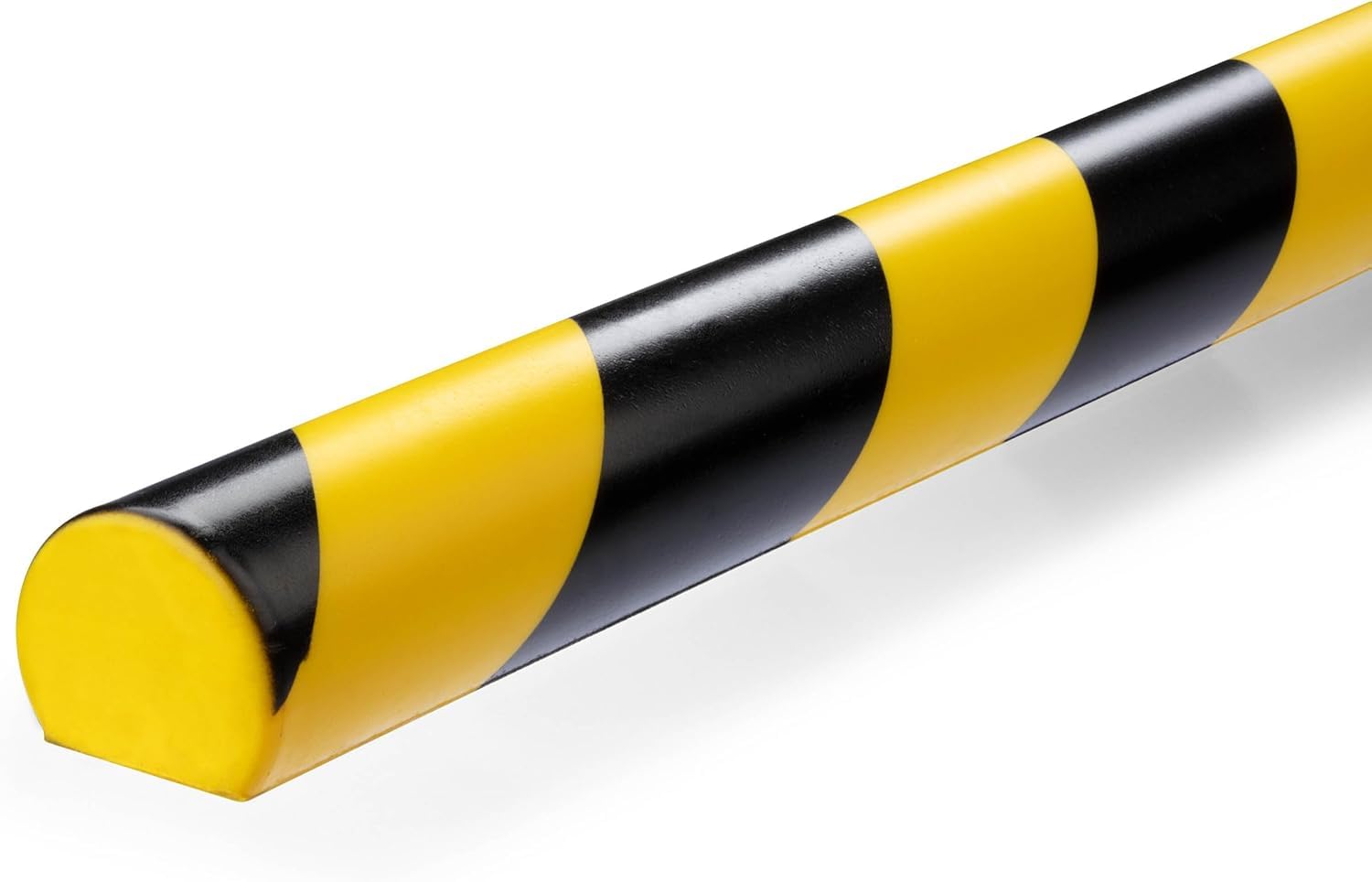 Durable Surface Protection Profile S30R - Self-Adhesive - Protection Strip Has a Length of 1 Metre - Pack of 5 - Yellow or Black
