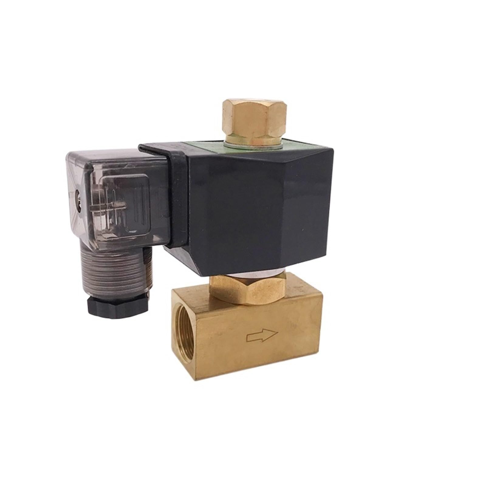2 Way Normally Open Direct Acting Brass Solenoid Valve 1/2"(5mm 5bar,AC24V)