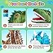 3Pcs Dinosaurs Plush Toys, Dinosaur Hand Puppets Kids Toys,Stuffed Animals Plush Toys Interactive Games for Boys Girls Age 4 5 6 7 8