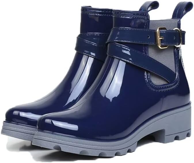 Women's Fashion Decoration Outdoor Rain Boots for Winter Spring Walking