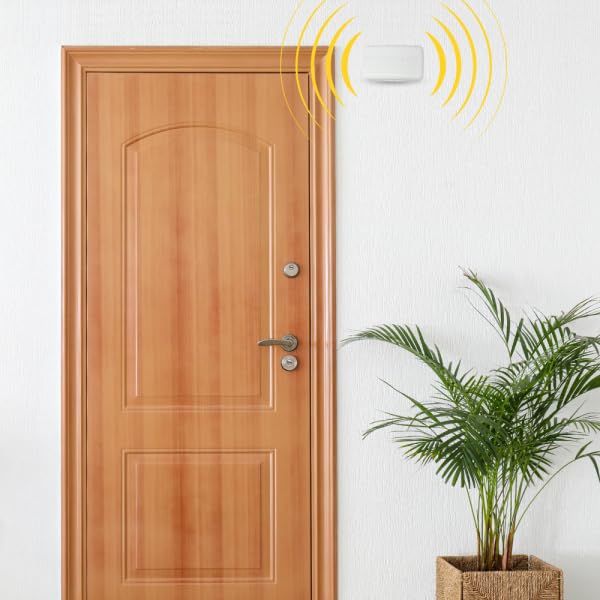 Bilake Timbre para casa 220V | Timbre de la Puerta | Timbre para casa con Cables | Timbre para casa Potente 80dBa | Zumbador eléctrico