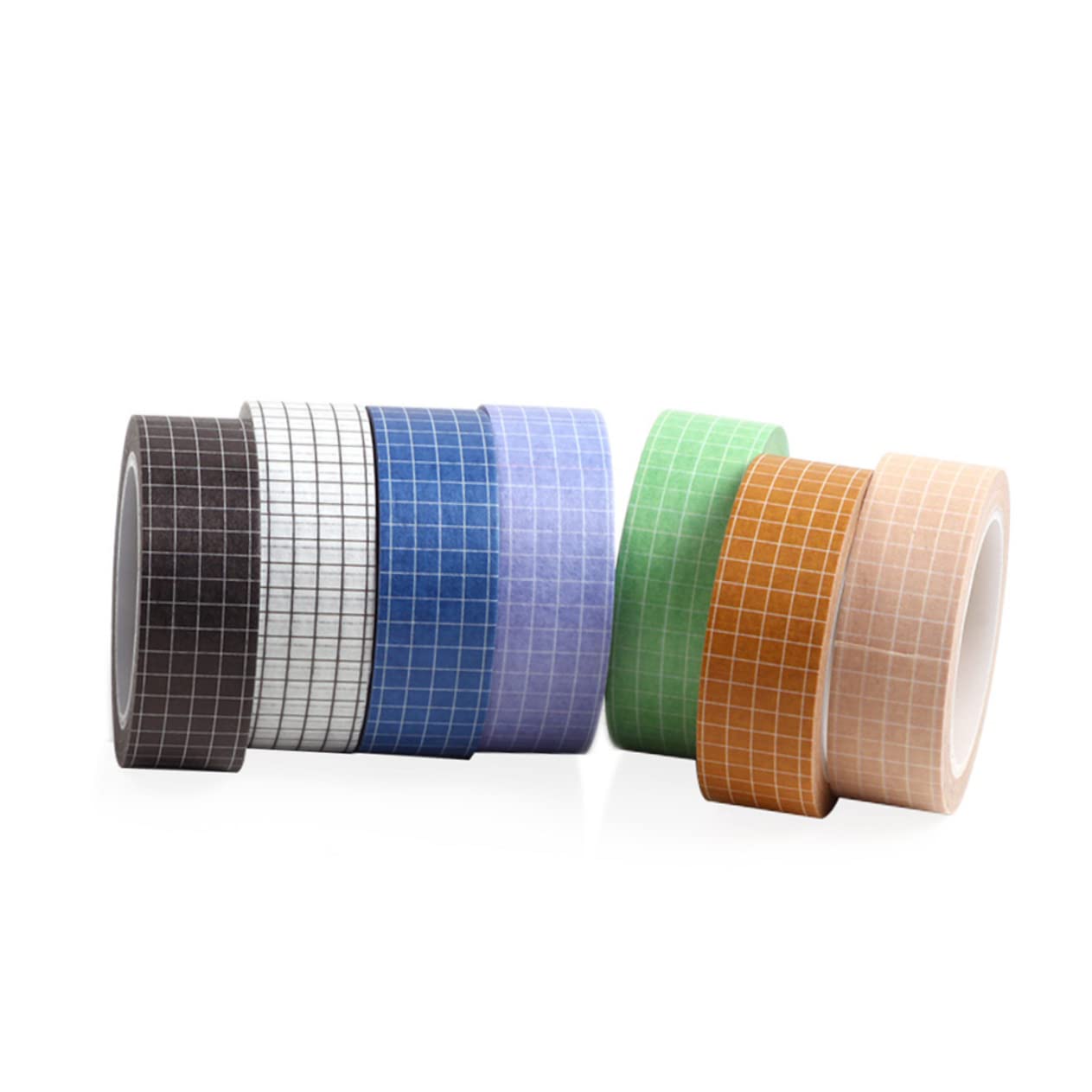 STOBOK 21pezzi Washi Tapes Puri Con Motivo Rete Nastro Decorativo Per Fai Da Te Per Scrapbooking e Pianificazione Facile Da Rimuovere Senza Residui Per Artigianato e Decorazioni