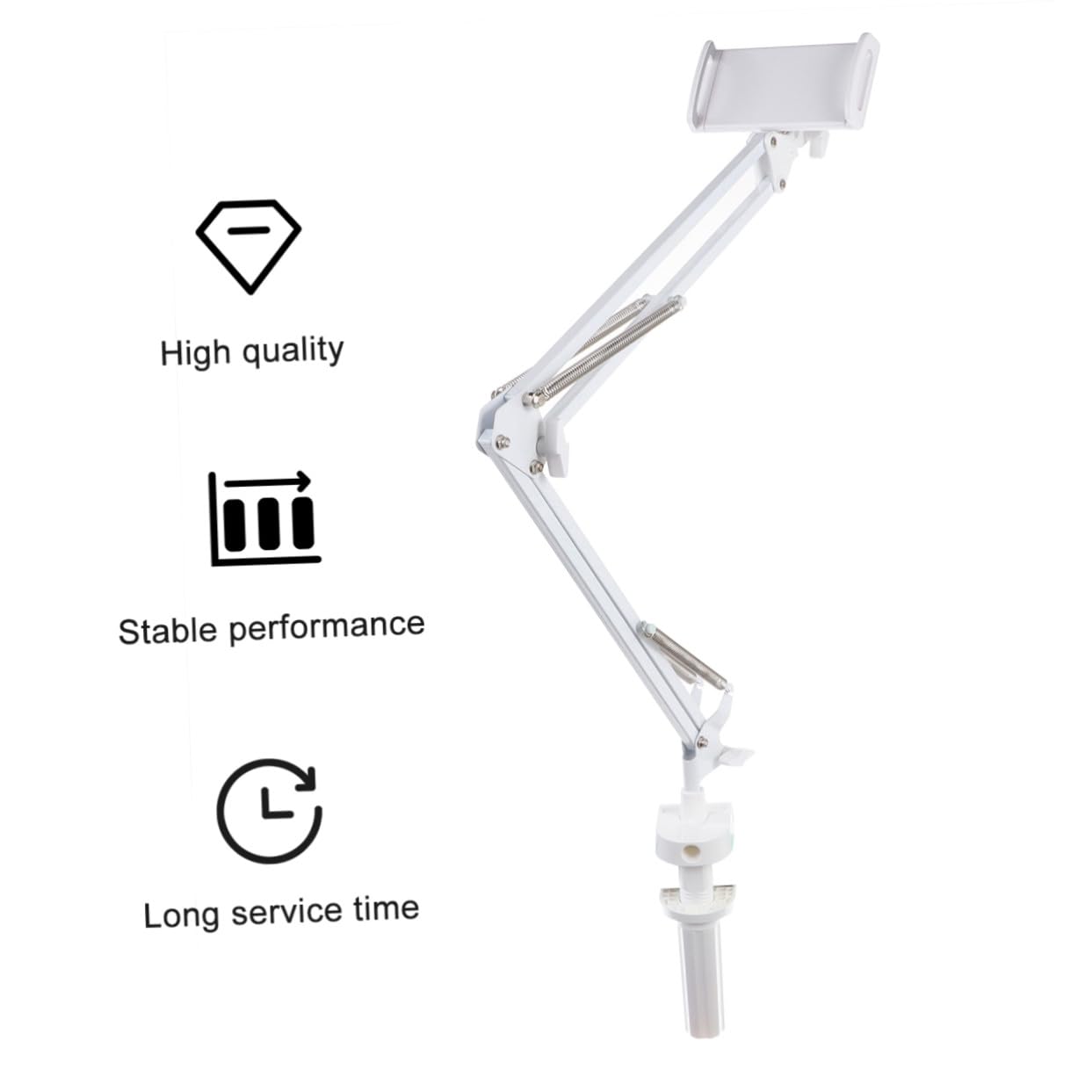 Soporte Metálico para Móvil y Tablet hasta Brazo Articulado Flexible con Rotación para Escritorio y Uso Doméstico