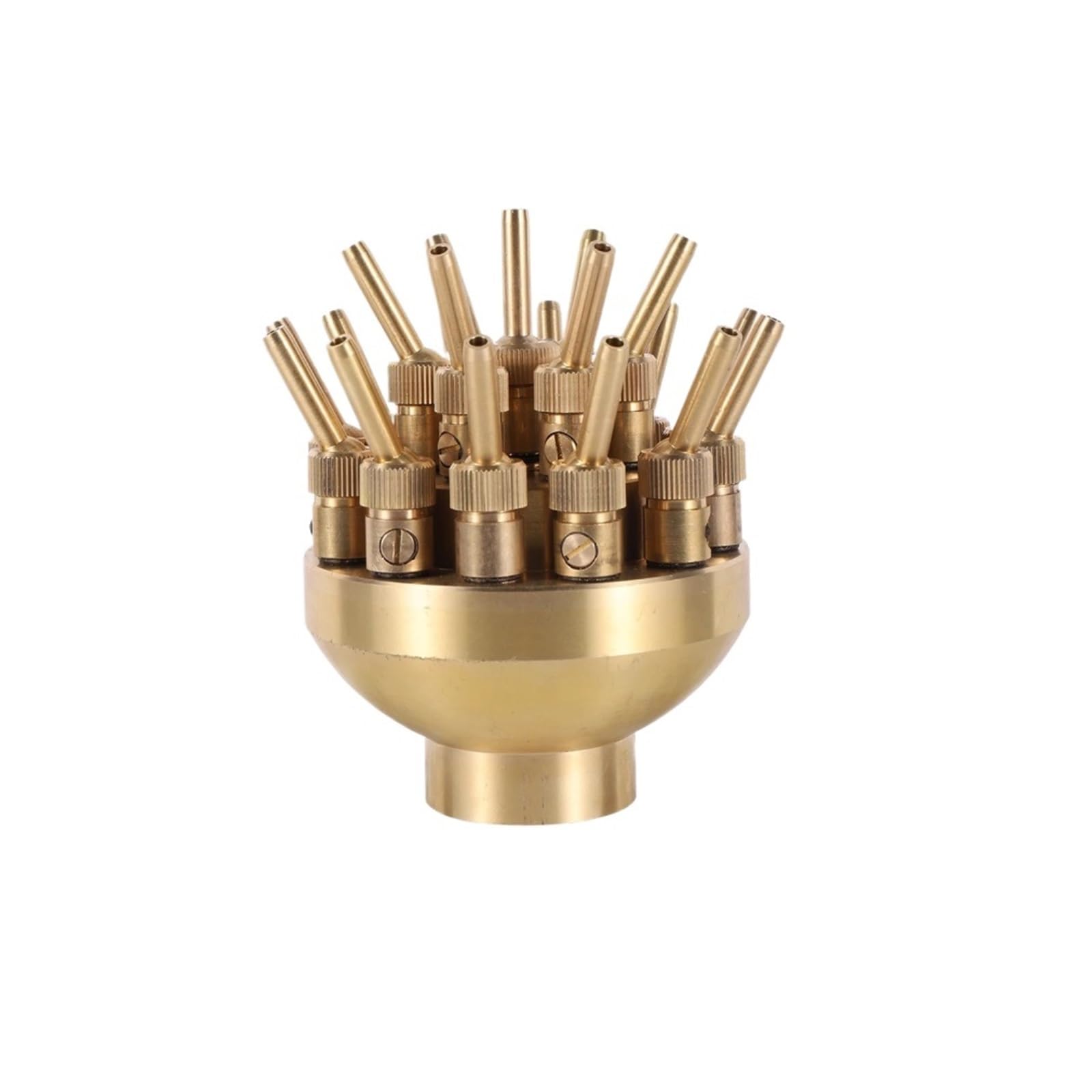 LINYpA66 Fountain Nozzle Head Fountain Nozzle Brass Three Tier Fireworks Fountain 1" 1.5" Porous Fountain Nozzle Head Pond Landscape Fountain(1.5inch)