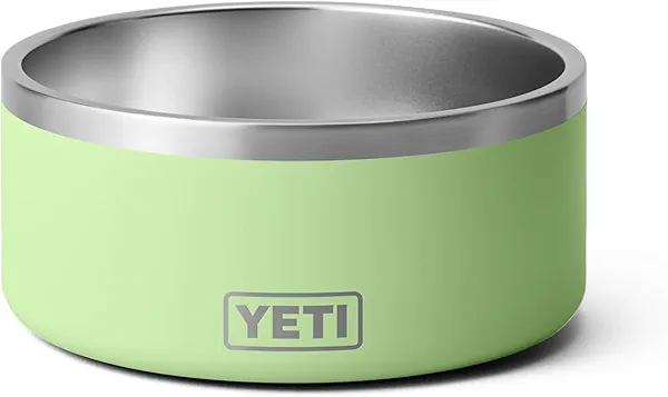 YETI Boomer 8, Stainless Steel, Non-Slip Dog Bowl, Holds 64 Ounces, Key Lime