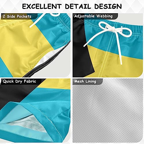 Boys Board Shorts Flag Boys Swim Trunks Shorts Teens Bathing Suit Swimwear2