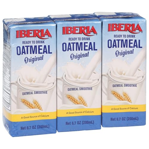 Iberia Oatmeal Smoothies, 6.8oz, 3 boxes