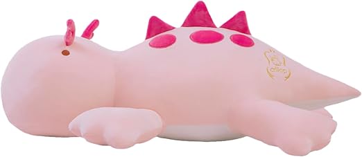 4LB Cute Weighted Stuffed Animals Plush - 24 inch Soft Weighted Dinosaur Plush Toy Pillow for Adults and Children (Pink Dinosaur)