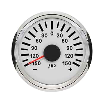 Amazon.co.jp: ELING ユニバーサル電流計 AMPゲージ 150A 電流