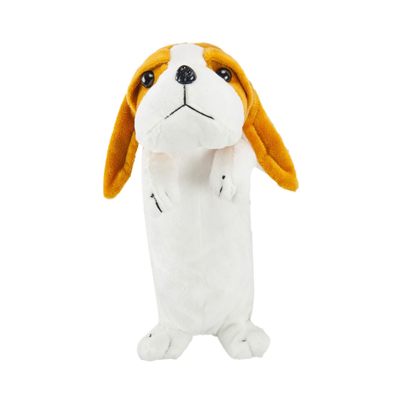 Ciieeo 3pezzi Astuccio Portapenne Peluche Forma Di Cane Adorabile Astuccio Per Cancelleria e Cosmetici Design Compatto e Portatile Ampio Spazio Di Stoccaggio Con Cerniera Per Studenti e