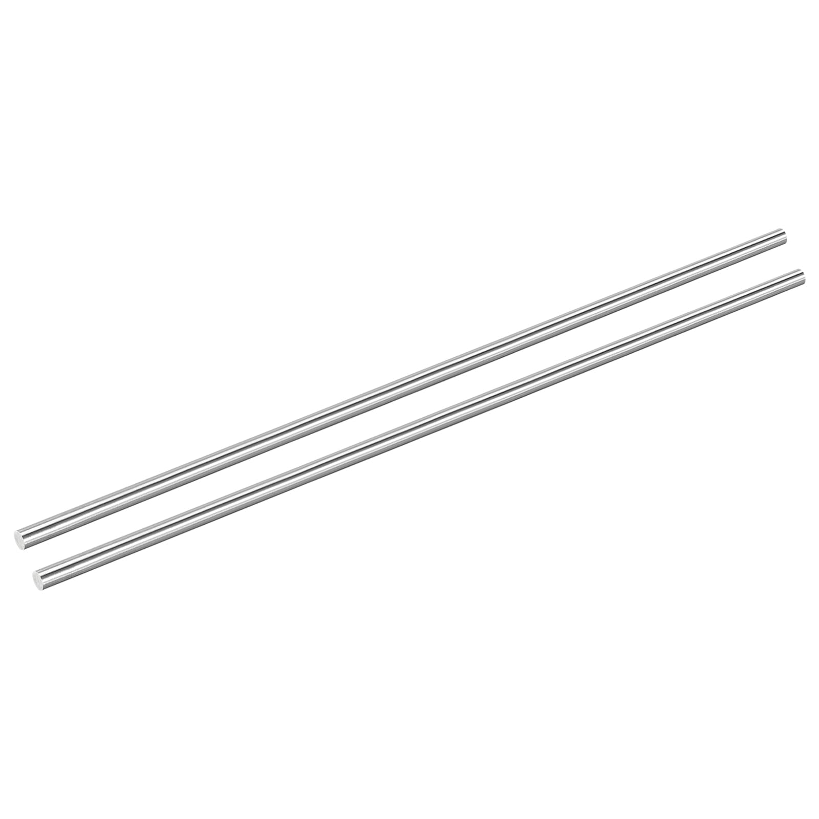 uxcell 2Pcs 304 Stainless Steel Rods, 8.5mm x 356mm Metal Solid Shaft Round Rod Lathe Bar Stock for Model Plane Cars Ship DIY Craft Metal Working