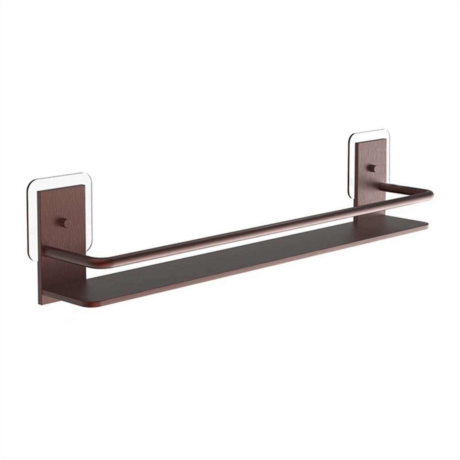 SDGBCXD bathroom shelves, No-Drill Wall-Mounted Aluminum Shower Caddy, Adhesive Storage for Bathroom & Kitchen Sundries(Bronze)