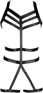 Men's Full Body Harness Belt Strappy Elastic Garter Belts Punk Gothic EDC Dance Halloween Rave Costume
