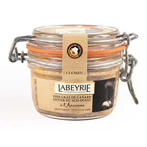 LABEYRIE Foie Gras de Canard Entier du Sud-Ouest a l'Ancienne Bocal 135g
