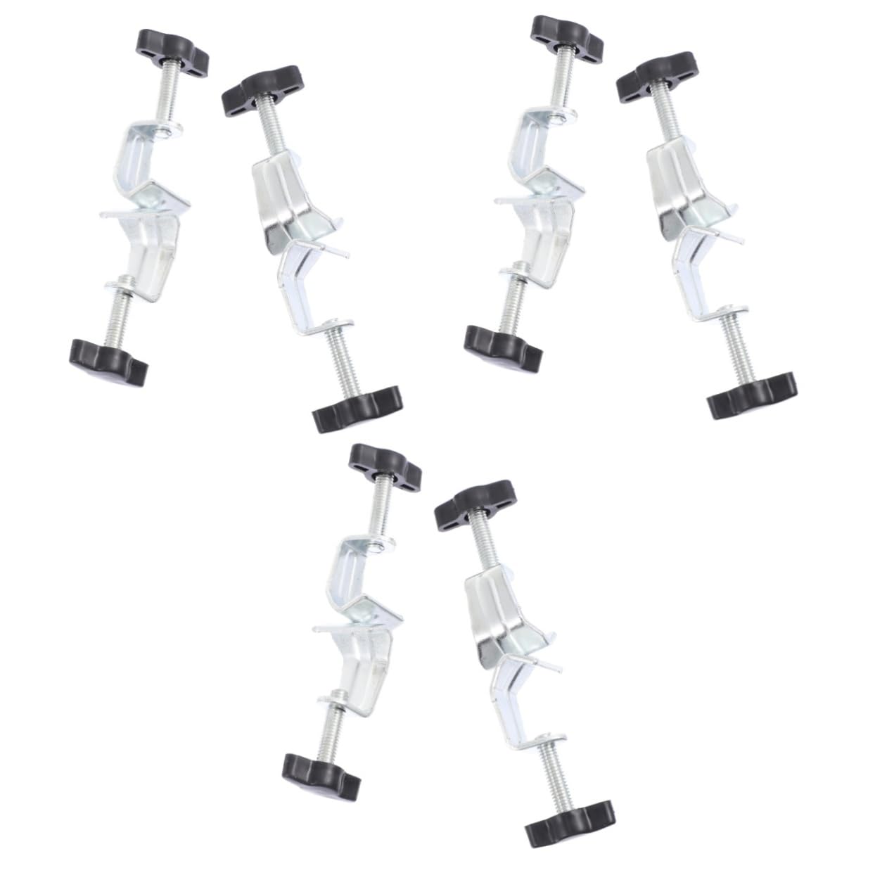 PRETYZOOM 3sets Heavy Duty Stand Holder by Laboratory Right Angle Accessory 2pcs*3