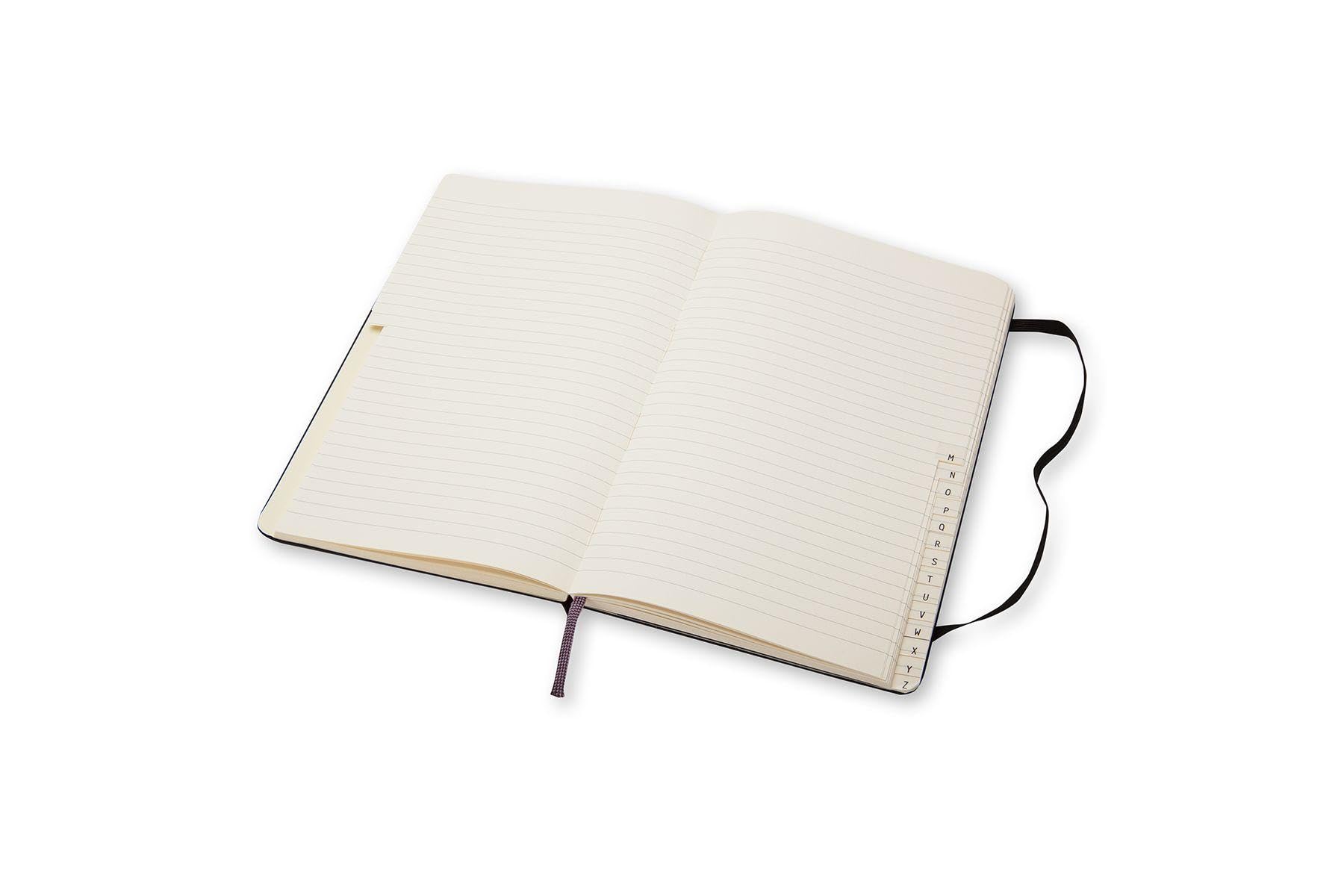 Moleskine Agenda de Direcciones con Índice Alfabético, Organizador para la Casa y la Oficina, Tapa Dura, Formato de Bolsillo, Negro