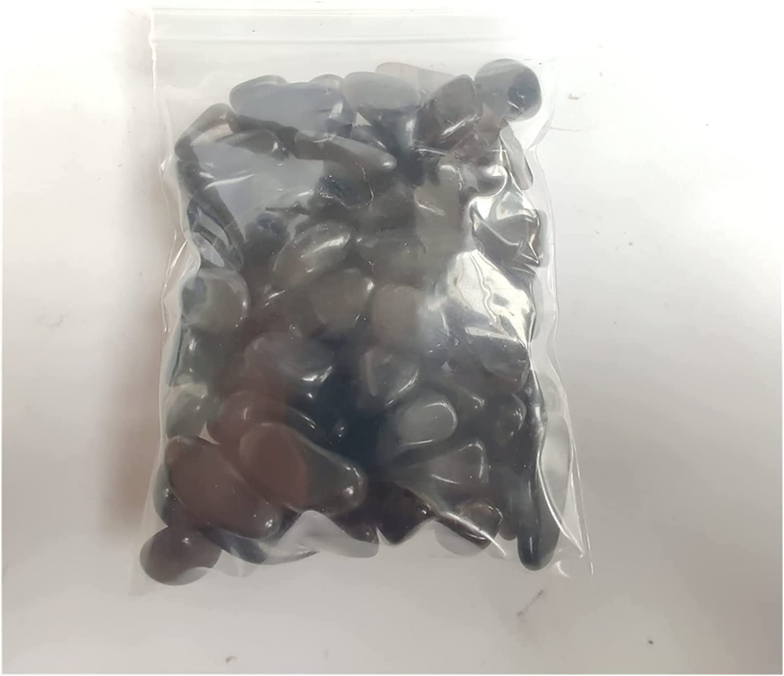 Obsidienne naturelle 5-10mm pour éliminer l'aspect vide d'un aquarium 100g