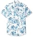 Produktbild Amazon Essentials Herren-Hemd, Kurzarm, reguläre Passform, gemustert, Large Floral, US M (EU M)
