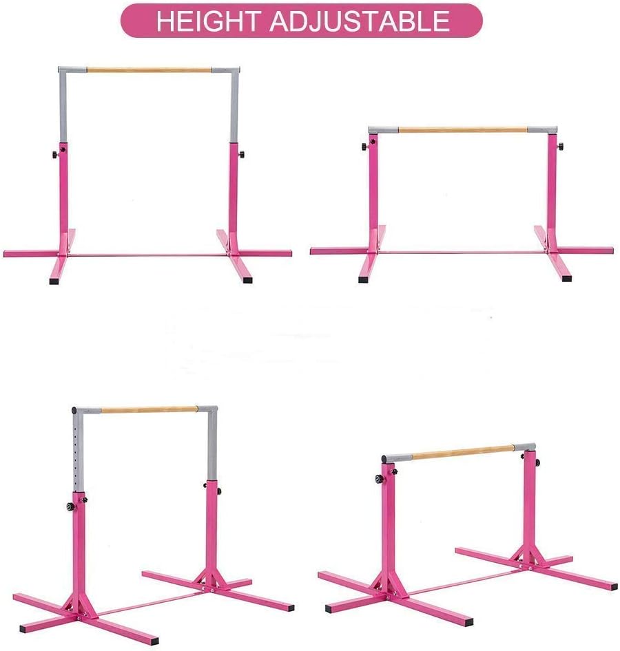 Removable Gymnastics bar, Height-Adjustable Design for Children's Training and Fitness Equipment, Parallel Bars for Indoor and Outdoor Kids Exercise