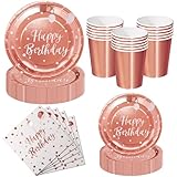 【Service Complet et Prêt à l'Emploi pour 10 Invités】Ce pack tout-inclus contient 50 pièces pour 10 convives: 10 grandes assiettes plates (23cm) pour le plat principal et le gâteau, 10 assiettes à dessert (18cm), 10 gobelets et 20 serviettes en papier. L'organisation de votre événement devient un jeu d'enfant.