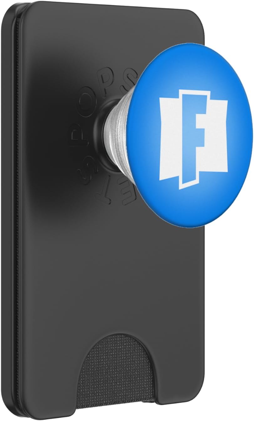 Fortnite Fortnite F Logo (Blue) PopSockets Stand for Smartphones and Tablets PopSockets PopGrip: Swappable Grip for Phones & Tablets PopSockets PopGrip for MagSafe