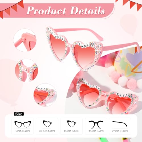 LONAI 'Birthday Queen' Glasses for Women - Party Gifts Accessories Sunglasses for Happy Birthday3