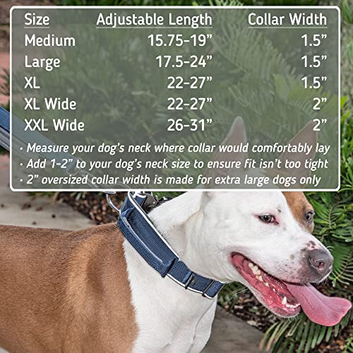 Leashboss Tactical Dog Collar - Dog Collar With Handle Heavy-Duty Adjustable Military K9 Collar With Quick Release Buckle And Handle - For Training #TOP1