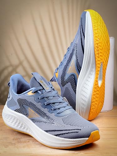 Image of Action | Athleo | BULLET-406 | Men's | Lace-Up | Running | Shoes | Stylish | Lightweight | Comfortable | Trendy | Sports | Shoes