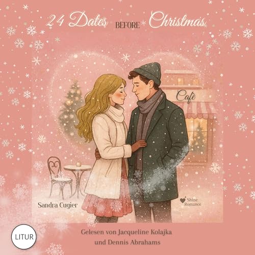 Diseño de la portada del título 24 Dates before Christmas