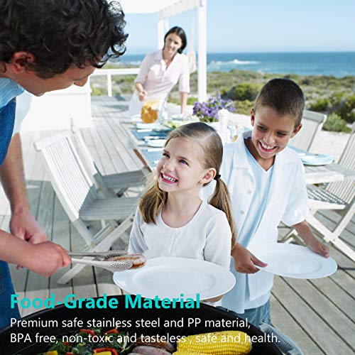 Portable Camping Kitchen Utensil Set, 27-Piece Stainless Steel Outdoor Cooking And Grilling Utensil Organizer Travel Set Perfect For Travel, Picnics, Rvs, Camping, Bbqs, Parties, Potlucks And More #TOP6