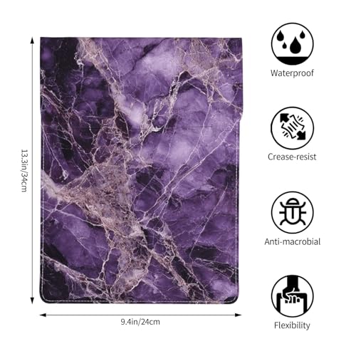 Funda para Laptop 13 pulg. Cuero Acolchada Morada miniatura 2