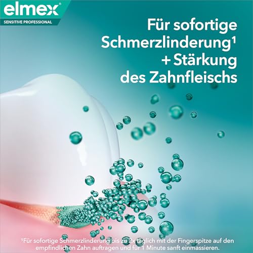 elmex Zahnpasta Sensitive Professional Repair & Prevent 75 ml – medizinische Zahnreinigung für sofortigen*, anhaltenden Schutz – beugt Zahnfleischrückgang & neuen Schmerzen vor – Bild 7