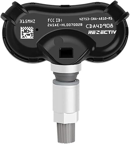 Sensor TPMS, Sensores de Presión de Neumáticos 315MHz Compatibles con Honda CRZ Insight Odyssey Element Civic/Acura CSX Reemplazo OE# 42753SNAA81