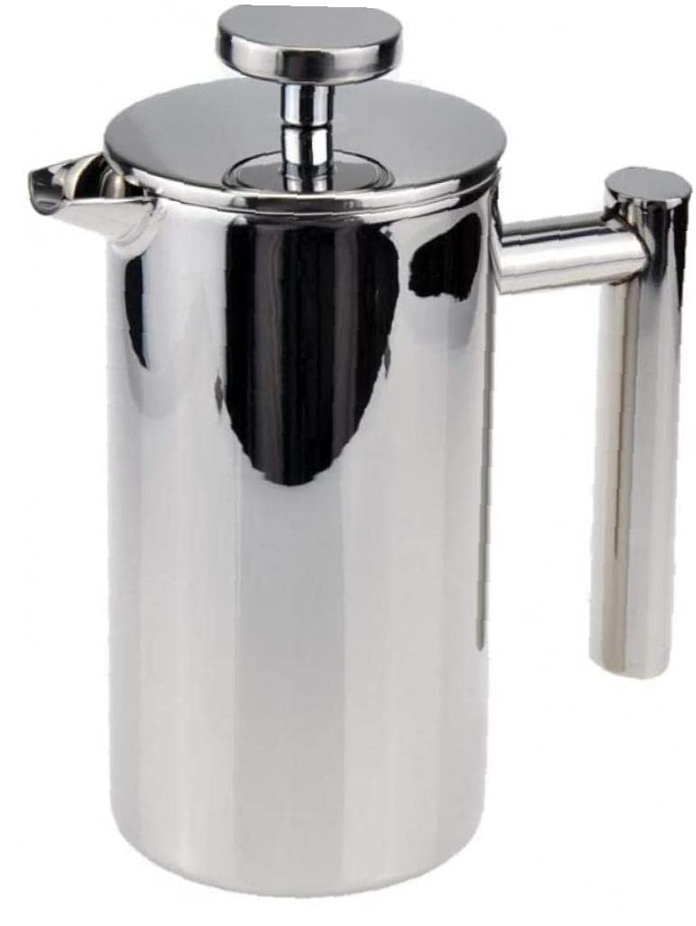 Cafetière De Presse Française en Acier Inoxydable, Pot De Brasseur À Café Thé Isolé À Double Paroi À Double Paroi, Maintient Le Café Brassée Ou Le Thé Chaud