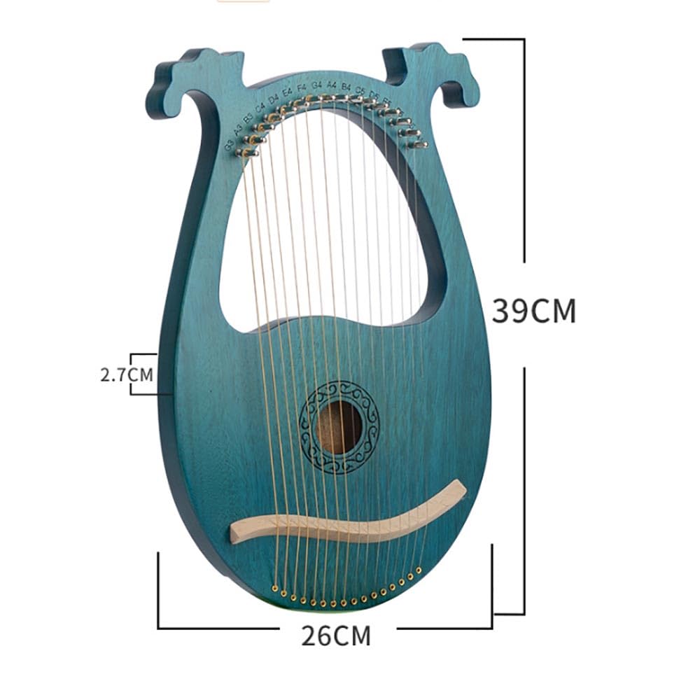 Amazon | 16弦 Lyra Harp ポータブル Lyre Lirica 楽器 楽器