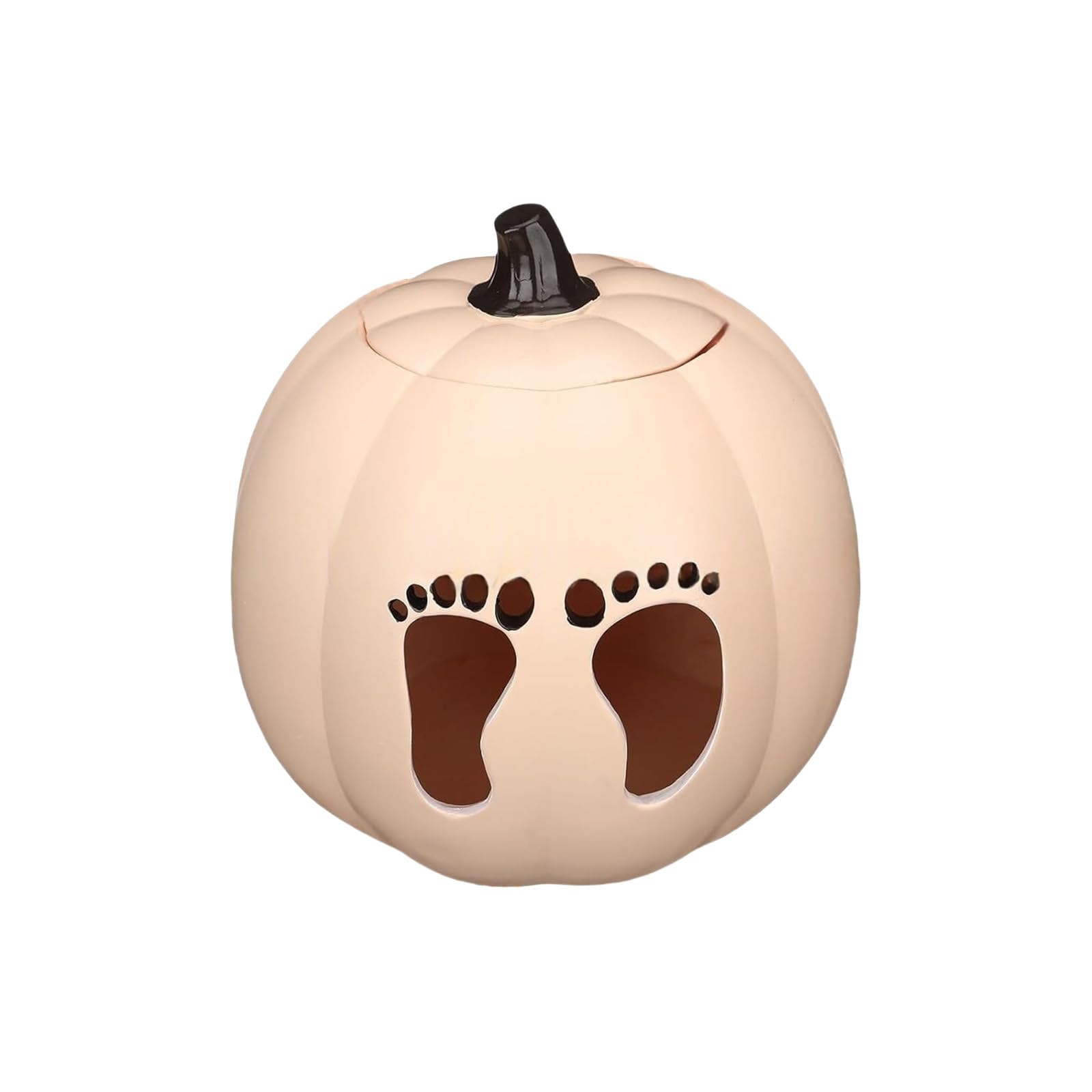 Msioytog Glowing LED Resin Pumpkins Lamp Halloween Table Centerpiece Decor for Indoor Outdoor Garden Holiday Celebrations Safe LED Pumpkin Light