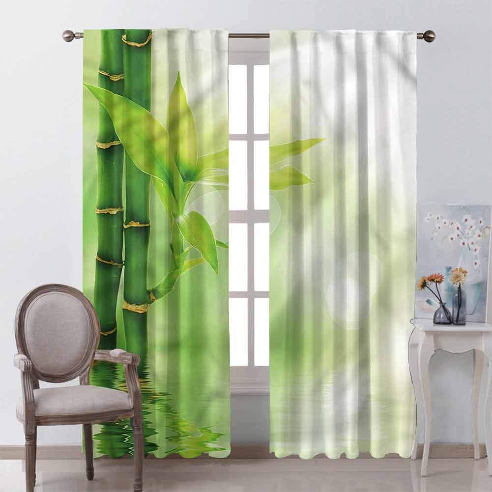 Brylane Home Bamboo Curtains Curtains & Drapes